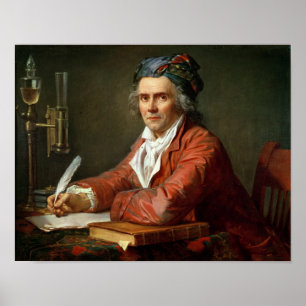 Porträt von Alphonse Leroy, 1783 Poster