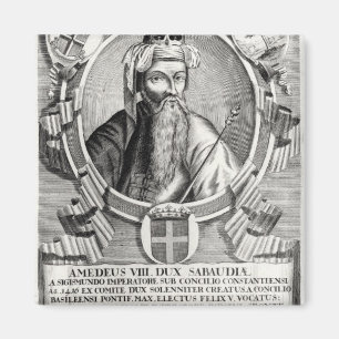 Porträt von Amedee VIII Le Pacifique Magnet