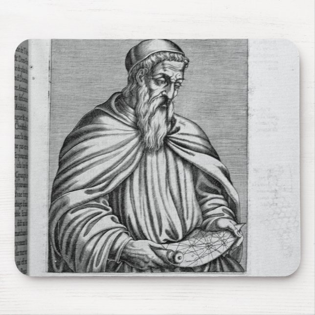Porträt von Amerigo Vespucci Mousepad (Vorne)