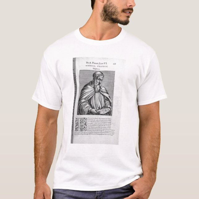 Porträt von Amerigo Vespucci T-Shirt (Vorderseite)