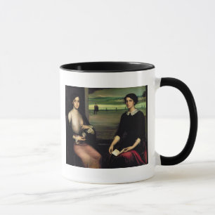 Porträt von Angeles und von Fuensanta Tasse