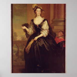 Porträt von Anne Howard, Dame Yonge (Öl auf Poster