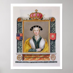 Porträt von Anne von Cleves (1515-57) 4. Königin Poster