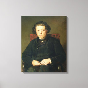 Porträt von Anton Rubinstein 1870 Leinwanddruck