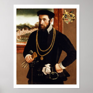 Porträt von Anton Rummel von Liechtenan Poster