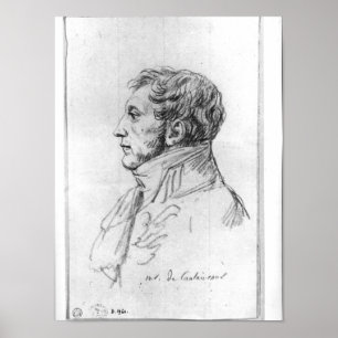 Porträt von Armand Augustin Louis Poster