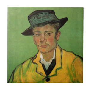 Porträt von Armand Roulin von Vincent van Gogh Fliese