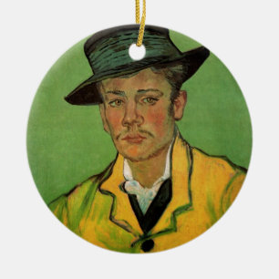 Porträt von Armand Roulin von Vincent van Gogh Keramikornament