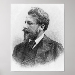 Porträt von Arthur Schnitzler Poster