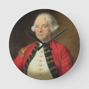 Porträt von Augustin Prevost (1723-86) in der Runde Wanduhr