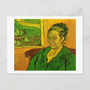 Porträt von Augustine Roulin, Van Gogh Fine Art Postkarte