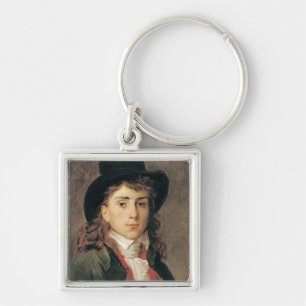 Porträt von Baron Antoine Jean Gros gealtert 20 Schlüsselanhänger
