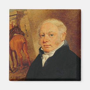 Porträt von Ben Marshall (1767-1835) (Öl auf can Magnet