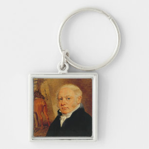 Porträt von Ben Marshall (1767-1835) (Öl auf can Schlüsselanhänger