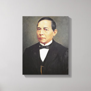 Porträt von Benito Juarez, 1948 Leinwanddruck