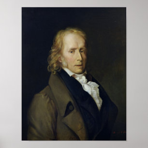 Porträt von Benjamin Constant de Rebecque Poster