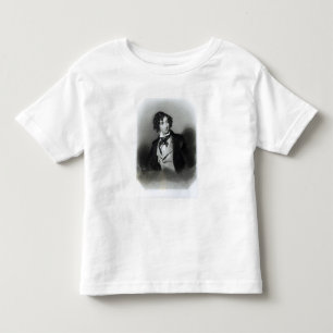 Porträt von Benjamin Disraeli-Landjunker M.P. Kleinkind T-shirt