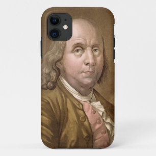 Porträt von Benjamin Franklin (1706-90), von 'Le iPhone 11 Hülle