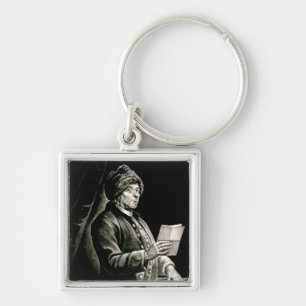 Porträt von Benjamin Franklin, 1777 Schlüsselanhänger