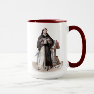 Porträt von Bernhardiner de Clairvaux Tasse