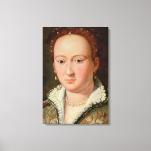 Porträt von Bianca Cappello, c.1580 (Öl auf Kupf Leinwanddruck