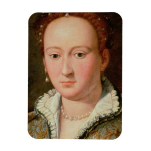 Porträt von Bianca Cappello, c.1580 (Öl auf Kupfer Magnet
