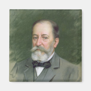 Porträt von Camille Heiligem-Saens 1903 Magnet