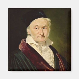 Porträt von Carl Friedrich Gauß, 1840 Magnet