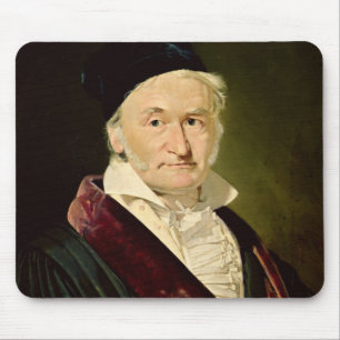 Porträt von Carl Friedrich Gauß, 1840 Mousepad