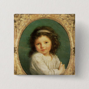 Porträt von Caroline Lalive de la Briche, 1786 Button