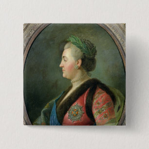 Porträt von Catherine II von Russland Button