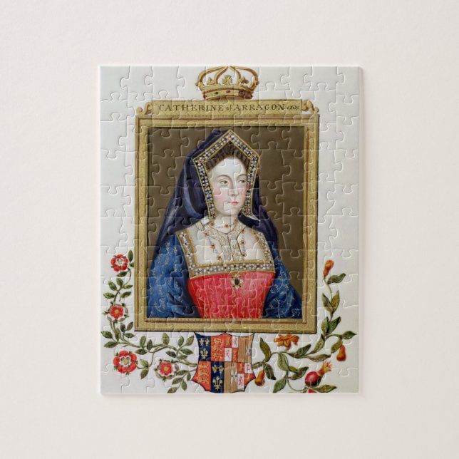 Porträt von Catherine von Aragonien (1485-1536) 1. (Vertikal)