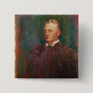 Porträt von Cecil John Rhodos 1898 Button