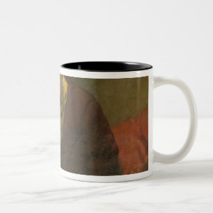 Porträt von Charles Baudelaire 1847 Zweifarbige Tasse