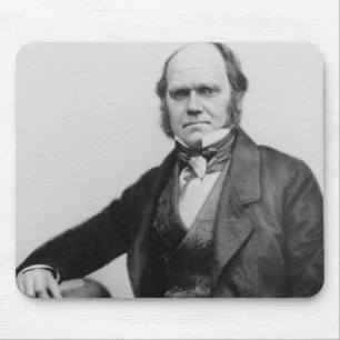 Porträt von Charles Darwin, 1854 Mousepad