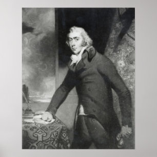 Porträt von Charles-Grau, Graf-Grau Poster