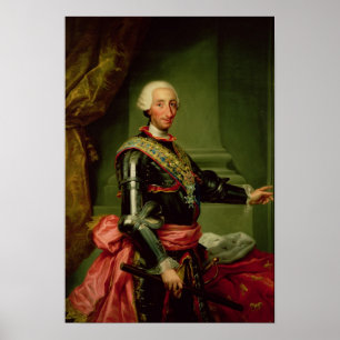 Porträt von Charles III c.1761 Poster