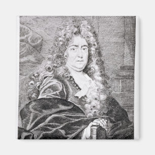 Porträt von Charles Perrault Magnet