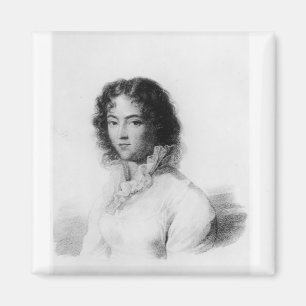Porträt von Constanze Mozart 1828 Magnet
