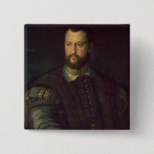 Porträt von Cosimo I de Medici 1559 Button