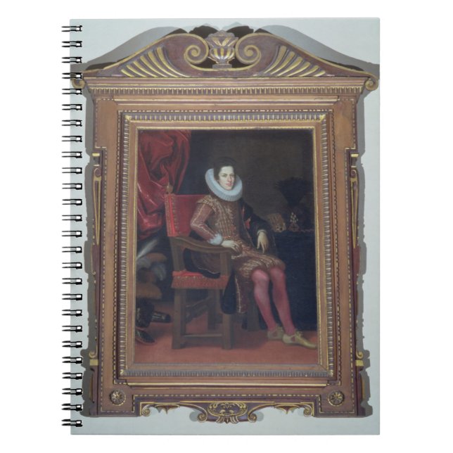 Porträt von Cosimo II de'Medici (1590-1621) (Öl O Notizblock (Vorderseite)