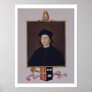 Porträt von Cuthbert Tunstall (1474-1559) Bischof Poster