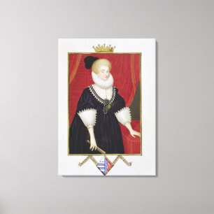 Porträt von Dame Catherine Grey (c.1538-1668) Coun Leinwanddruck