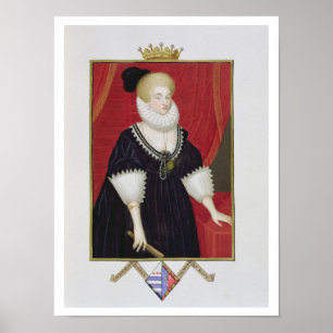 Porträt von Dame Catherine Grey (c.1538-1668) Coun Poster