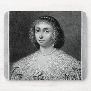 Porträt von Dame Viscountess Falkland Mousepad
