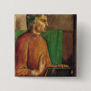Porträt von Dante Alighieri, c.1475 Button