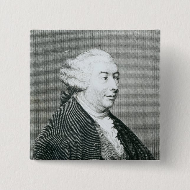 Porträt von David Hume Button (Vorderseite)