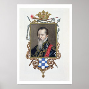 Porträt von De Toledo Ferdinands Alvarez Herzog Poster