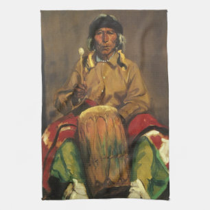 Porträt von Dieguito Roybal von Robert Henri Geschirrtuch