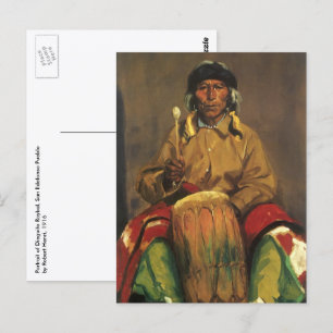 Porträt von Dieguito Roybal von Robert Henri Postkarte